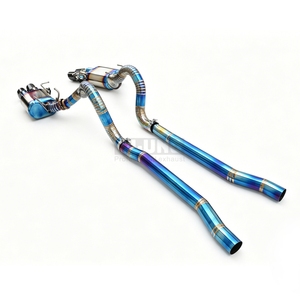 Système d'échappement Cat-Back en alliage de titane pour Ford Mustang 5e génération 5.0L 2010-2014, échappement à soupapes léger - Product Image 2