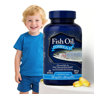 Complément alimentaire 3 600 mg d'huile de poisson, 2 160 mg d'oméga-3, huile de poisson 100 % pure avec acides gras EPA DHA - Product Image 4