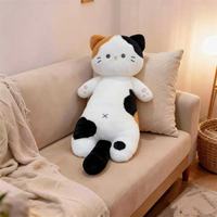Coussin très doux pour chat, grande taille, peluche Xiao Mao, marron, coton, 23,5 pouces, coussin de couchage