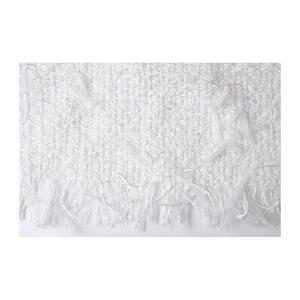 Tissu en tweed fantaisie de qualité supérieure fabriqué en Corée, maille papillon blanche transparente à texture poilue, tissu textile tissé sur mesure OEM & ODM - Product Image 5