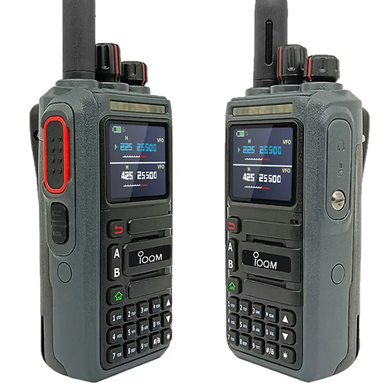 Walkie Talkie Dual Band, Walkie Talkie IP68 tipe-c pengisian Ham Radio genggam dua arah Radio dengan lampu strobo