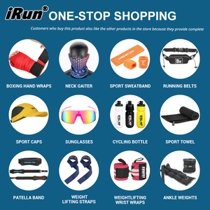 IRun logotipo personalizado Slim Running Fanny Pack Knit Travel Jogging Extra Space Riñonera Entrenamiento Bolsillos ocultos <span class=keywords><strong>Cinturón</strong></span> - Product Image 6