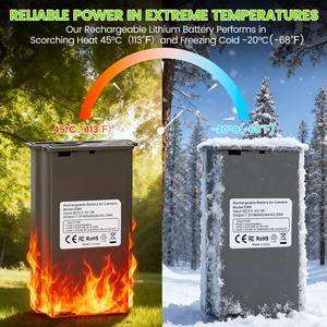 6000mAh 7.4V em6 Pin thay thế cho tactacam tiết lộ săn bắn di động Trail máy ảnh lithium có thể sạc lại pin gói - Product Image 4