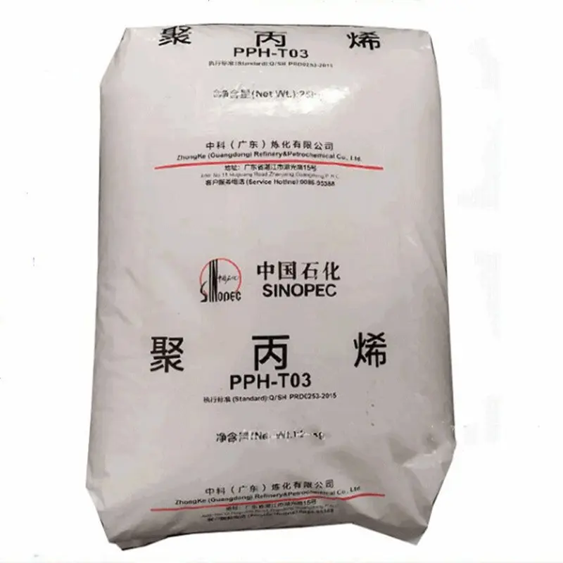 PP PPH T03 T30s Polypropylene Homopolymer Raffia Grade Powder Raw Material Price Per 25kg For Flat Yarn