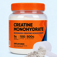 Créatine Monohydrate en Poudre OEM Non Aromatisée Micronisée Pureté 60% Gestion de l'Énergie pour Adultes Soutien Immunitaire Durée 24 Mois