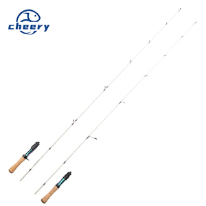 Canne à pêche ultra-souple pour micro-objets, avec anneaux Fuji, pour la pêche au lancer, poignée droite, modèle <span class=keywords><strong>Lu</strong></span> Ya White - Product Image 1