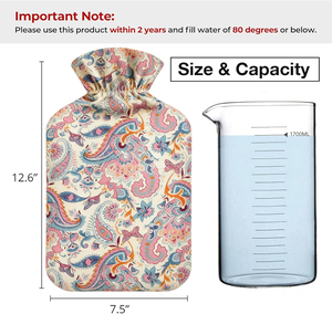 Bouillottes en caoutchouc personnalisées en gros pour l'hiver avec housse et couvertures – Vente directe usine - Product Image 2