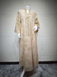 Personalización de Fábrica, Personalización de Logotipo, OEM, ODM, Elegante Abaya de Dubái, Moda Musulmana, Túnica Larga, Abaya Estilo Dubái, Abaya Musulmana de Lujo - Product Image 3