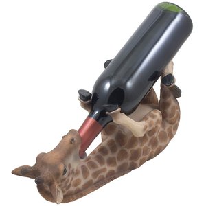 Porte-bouteille <span class=keywords><strong>de</strong></span> <span class=keywords><strong>vin</strong></span> girafe à boire Statue d'animal Décor <span class=keywords><strong>de</strong></span> faune Cadeau unique pour les amateurs <span class=keywords><strong>de</strong></span> <span class=keywords><strong>vin</strong></span> Accessoires <span class=keywords><strong>de</strong></span> bar à domicile - Product Image 4