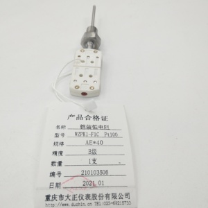 Duchin WZPK1-F1C <strong>PT100</strong> <strong>3</strong>-Wire IP65 Rated Thermometer Resistance <strong>Sensor</strong> with Serial Port Communication 1 Year Warranty - Product Image 3