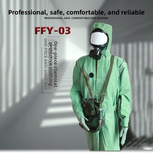 Vêtements d'urgence nucléaire anti-toxiques, ignifuges, résistants aux acides et aux alcalis, bio-chimiques FFY03 pour usine - Product Image 6