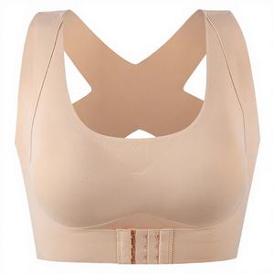 Soutien-gorge sans coutures pour redresser le dos, imprimé gothique, tricoté, dos sculpté, push-up, ajustable, gilet de sport pour femme - Product Image 2