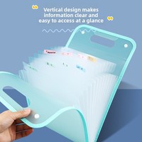 Chengxi A4 Transparent Portable PP Dossier Vertical Test Papier Sac Étudiant Multi-Couche Grande Capacité Orgue Stockage Finition