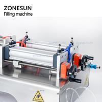 Machine de remplissage de flacons de désinfectant pour les mains à l'alcool, de gel nettoyant et de savon liquide entièrement pneumatique ZONESUN ZS-GT2P