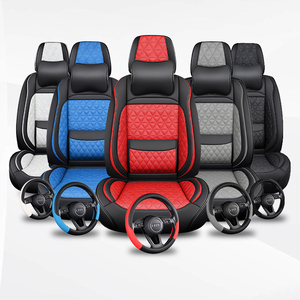 Coprisedili in Pelle Universali di Alta Qualità, Stile Business, Set Completo per Tutte le Stagioni, Adatto per la Maggior Parte delle Auto a Cinque Posti - Product Image 3