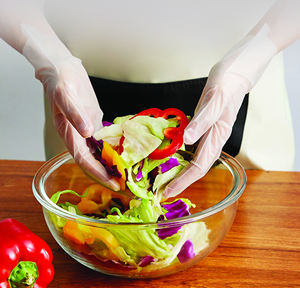 Gants en TPE gaufrés imperméables, gants jetables en PE de qualité alimentaire, multi-usages pour le nettoyage de la cuisine, la coiffure, le barbecue - Product Image 3