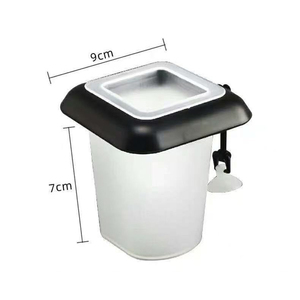 Anillo alimentador flotante para peces de acuario, cono de comida para gusanos rojos, cesta con ventosa, estación de alimentación para guppys, bettas y camarones - Product Image 4
