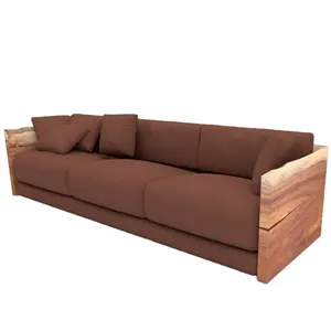 Bộ Sofa Gỗ Mô Hình Sofa Công Nghiệp Cổ Điển Phòng Khách Trung Quốc Đồ Nội Thất Bằng Gỗ Hồng Mộc Sofa GỖ