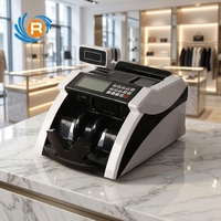 Compteur de billets multi-devises OR-809 avec affichage LED, certifié ROHS, qualité professionnelle, reconnaissance automatique des devises, détection UV