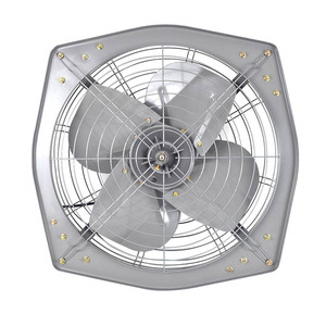 Ventilatore assiale industriale ad alta potenza da <span class=keywords><strong>80W</strong></span> con pale in ferro e rame per ventilazione in aziende agricole e ristoranti, alimentazione elettrica - Product Image 1