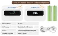Comptoir de service à la clientèle de magasin de magasin Comptoir d'identification bidirectionnelle de visiteur Stockage de données Compteurs RX TX rechargeables