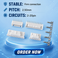 Connecteur fil-circuit imprimé pour appareils électroménagers sur mesure, pas de 2,5 mm, équivalent au boîtier de prise Yeonho YH2.5, terminal SMT