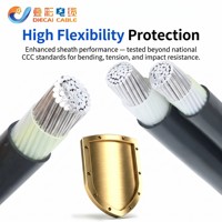 Günstiges BLV Einadriges Aluminiumkabel BLVV Doppelschichtiges PVC-Isoliertes Kabel für Wohngebäudeverkabelung