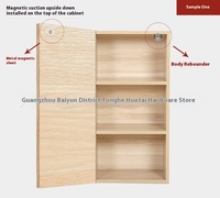 Accessoire de quincaillerie pour meubles : Loquet magnétique à ouverture tactile pour portes d'armoires et placards, avec amortisseur