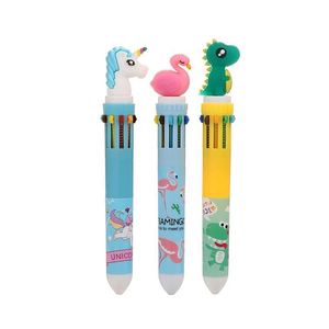 Bolígrafo de Gel Kawaii con Diseño de Dibujos Animados, para Niños y Niñas, Cabeza de Plástico Suave, Bolígrafo Promocional con Punta de Tinta de 0.5 mm, Colores Personalizables, Tinta Negra - Product Image 6