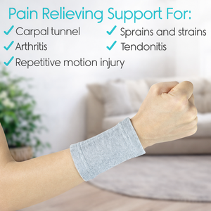 Custom Wrist Sleeves <b>Compression</b> Support for Sports Pain Relief and Daily Wear - Product Image 2