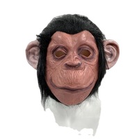 Halloween Animal Masque Latex Gorille Tête de Singe Monstre Grande Bouche Singe Costume Prop