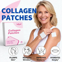 Nouvelle conception 2025, 30 pièces de patchs de collagène personnalisés en tissu non tissé pour suppléments de santé transdermiques