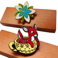 Épingle en émail souple personnalisée, dessin animé avec badge en métal pailleté, fabricant de logos, impression UV, mignonne, épinglette en émail dur personnalisée