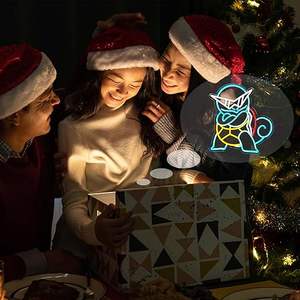 USB Powered Squirtle Cartoon <b>LED</b> Neon <b>Light</b> with Multi Colors for Indoor Home <b>Bedroom</b> Game Room Mall Wall Decor - Product Image 2