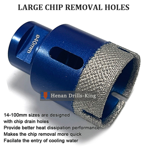 Henan khoan-Vua chân không brazed arix sứ kim cương lõi khoan <span class=keywords><strong>bit</strong></span> đá cẩm thạch lỗ thấy kim cương crowns cho gạch men - Product Image 4