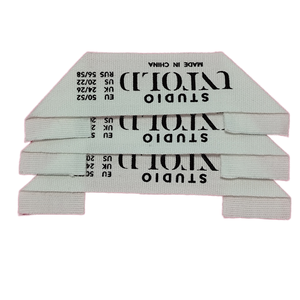 Etiquetas de Ropa Tejidas de Poliéster de Alta Densidad, Lavables, de Cualquier Color, con Nombre Personalizado, Logotipo, Etiquetas de Cuello para Ropa, Etiquetas de <span class=keywords><strong>Dobladillo</strong></span>, Directamente de Fábrica - Product Image 3