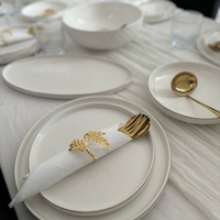 Ensemble de cuillères de service pour hôtels, restaurants, cantines et buffets, en acier inoxydable 304, comprenant cuillère ajourée, spatule de service et repose-baguettes
