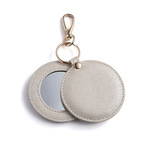 กระจกแต่งหน้าแบบพกพาขายส่ง พร้อมซองหนัง PU แบบกำหนดเองได้ - Product Image 6