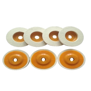 <span class=keywords><strong>Areal</strong></span> 4 pulgadas 100mm 6,0mm almohadilla de pulido de fieltro de lana gruesa rueda de pulido de vidrio de dureza media OEM/ODM personalizable 1 año - Product Image 6