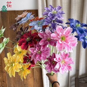 Flores Artificiales Hua Ding, Rama Individual de Seda, Decoración para Bodas, Hogar y Oficina - Product Image 1