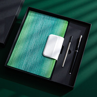 Ensemble cadeau carnet et stylo couleur dégradée avec emballage personnalisé pour événements d'entreprise et commandes en gros