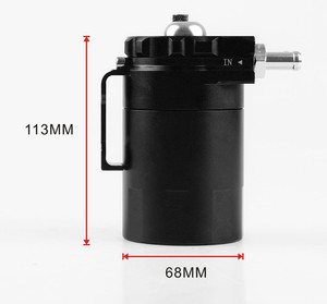 300ML Premium evrensel alüminyum makine yağdanlık yeni yakalama havalandırma Can rezervuar tankı ile filtre - Product Image 6