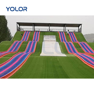Equipo de patinaje y tobogán arcoíris Instalaciones de entretenimiento al aire libre con Red colorida Red Park Expansion Oferta de los fabricantes - Product Image 6