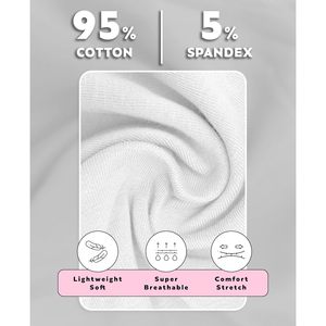 Women's Stretch Tank <b>Tops</b> Regular Length Breathable Knitted Spandex Cotton Sport Tanks Multi Colors Pack - Product Image 6