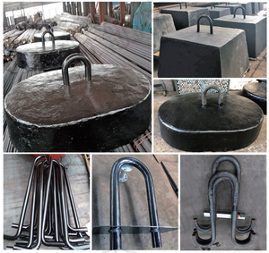 New Offshore Square Marine Cast Iron & Concrete Mooring Sinker Clump Weight Castings Square Concrete Mooring Sinker for Offshore - Product Image 6