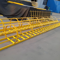 Échelle de sécurité murale sur mesure, antirouille, protection contre les chutes pour usine, toit, fabrication DIY ODM
