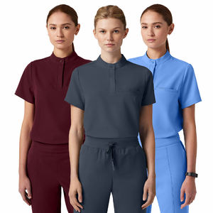 Vêtements médicaux confortables pour un usage quotidien, uniforme du personnel hospitalier, blouse avec col montant - Product Image 1