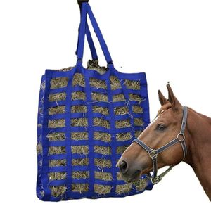 Free sample Adjustable high-capacity Four Sided Fabric Slow Feeder Horse <b>Hay</b> <b>Bag</b> With Metal Hook - Product Image 1