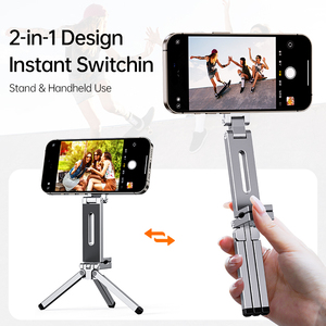 Boneruy Nhôm Hợp Kim Nam Châm Điện Thoại Chủ <span class=keywords><strong>Tripod</strong></span> Đứng 360 Xoay Điện Thoại Chủ Selifie Stick Cho Du Lịch Thông Minh Điện Thoại Di Động - Product Image 3