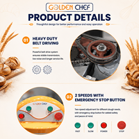 Pétrin Professionnel Spirale pour Pâte à Pizza, Capacités 3kg 5kg 8kg 10kg 12kg 15kg 20kg 25kg 50kg 100kg